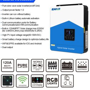 Invertor hibrid 6200w