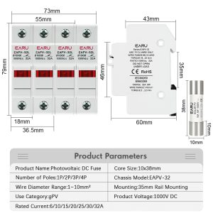 Separator siguranța fuzibilă