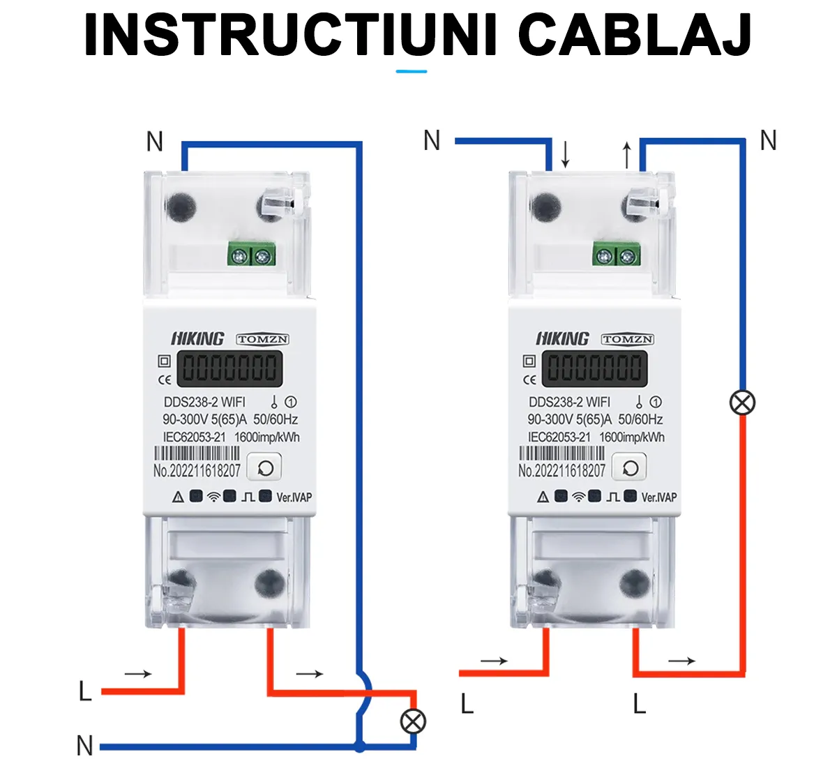 Contor monofazat bidirecțional 65A Wifi 2 Contor monofazat bidirecțional 65A Wifi - imagine 2