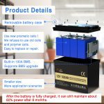 Baterie litiu 100Ah 12V