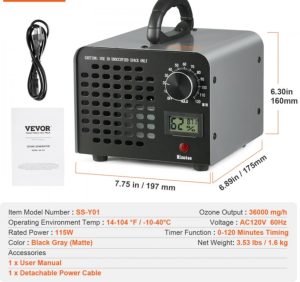 Generator ozon 36000mg/h V 2 Generator ozon 36G/h